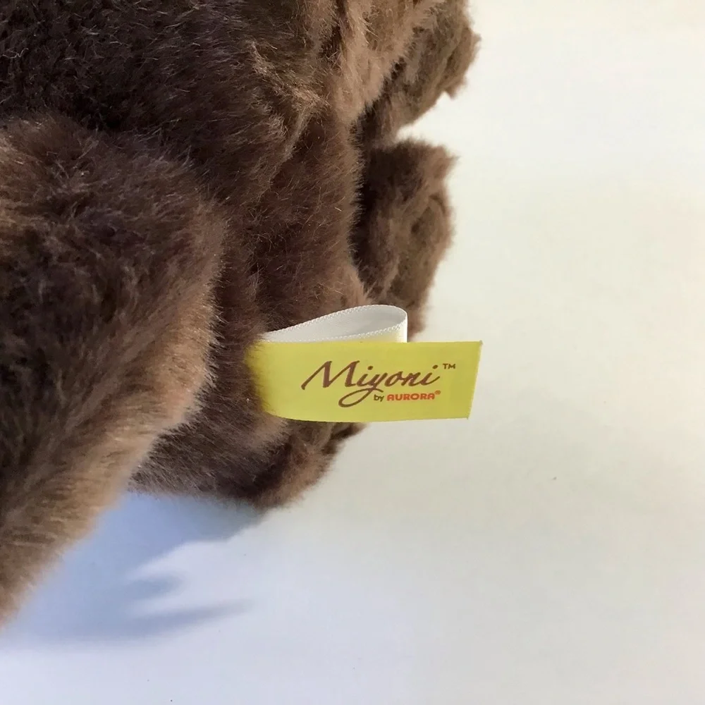 Aurora Miyoni Tots Puppy Dog Plush Chocolate Labrador Realistic Stuffed Animal